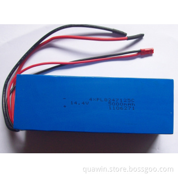 14.4V 5Ah Li-Polymer Battery Packs